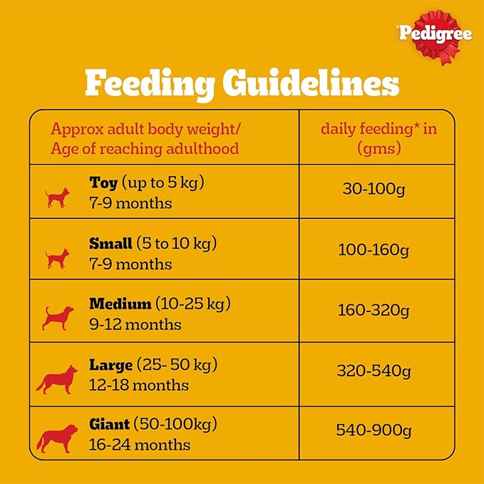 Pedigree Adult Dry Dog Food, Chicken & Vegetables, 3kg Pack